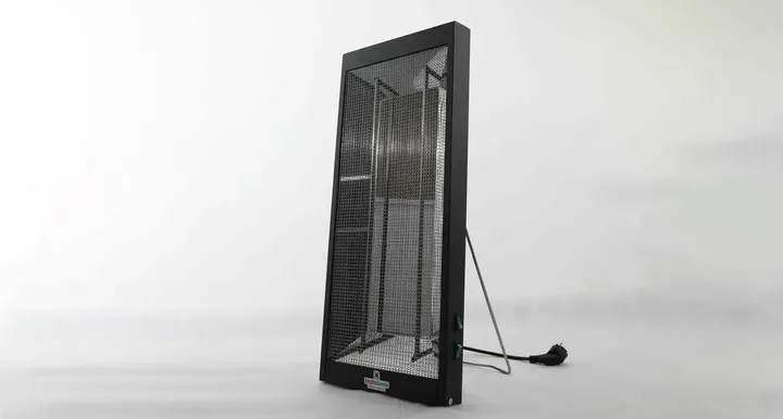 Обігрівач металевий до 22 м2 "STRONG" чорний (65х30 см) 1200 Вт