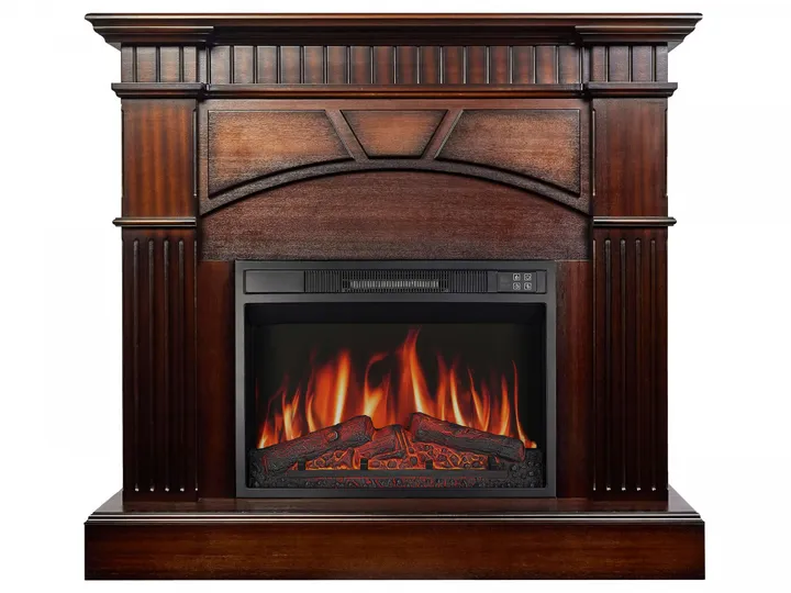 Камінокомплект ArtiFlame York AF23S махагон коричневий антик (108.6 х 99.8 х 36.5 см) зі звуком