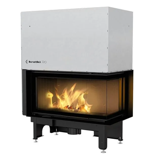 Чорне футерування TERMOTEC у камері згоряння Kratki