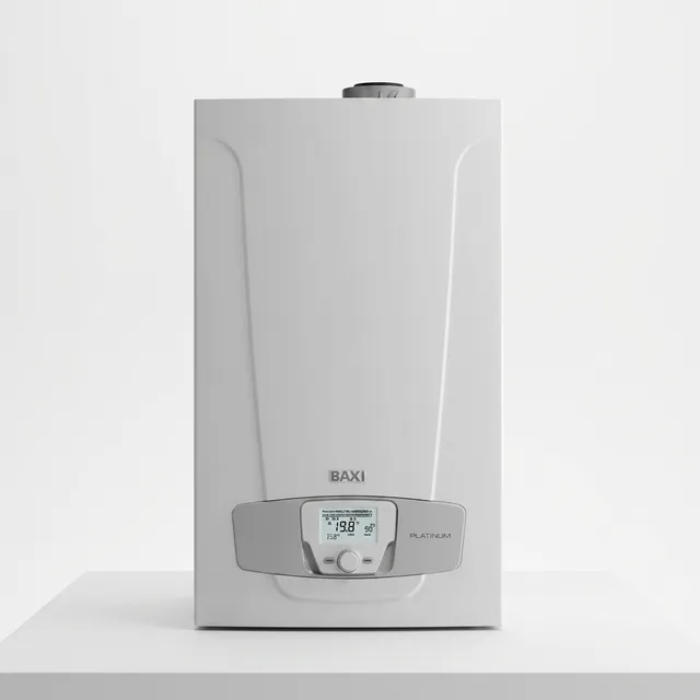 Газовий конденсаційний котел BAXI LUNA PLATINUM+ 33 GA, вигляд спереду