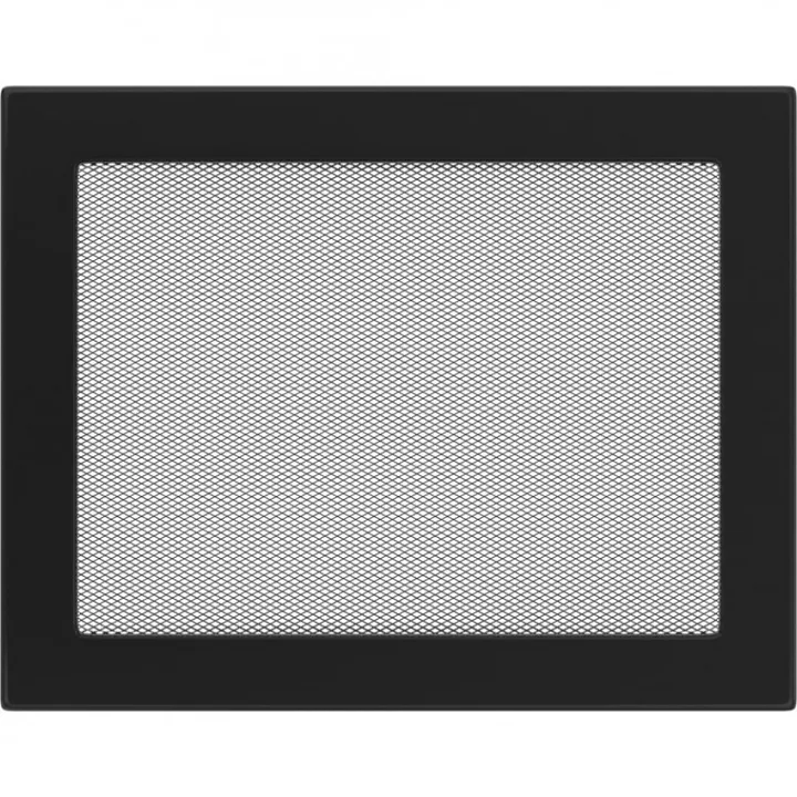 Каминная решетка Kratki черная 22x30, вид спереди