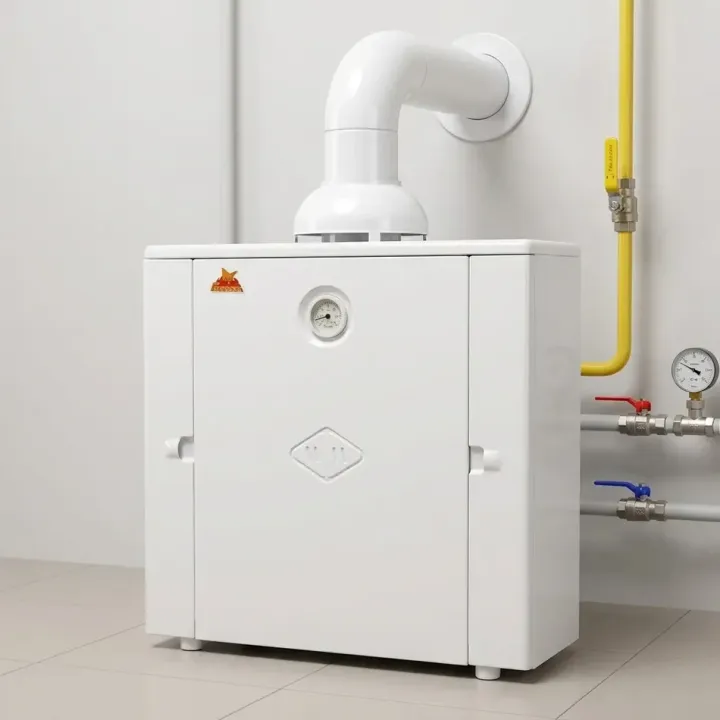 Димохідний газовий котел Геліос АОГВ 10Д, загальний вигляд