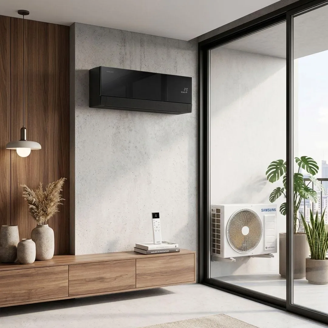 Кондиционер Samsung до 25 м² для дома с Wi-Fi Premiere Elite AR70H09CAABNEU black подходит для обогрева до -22°C