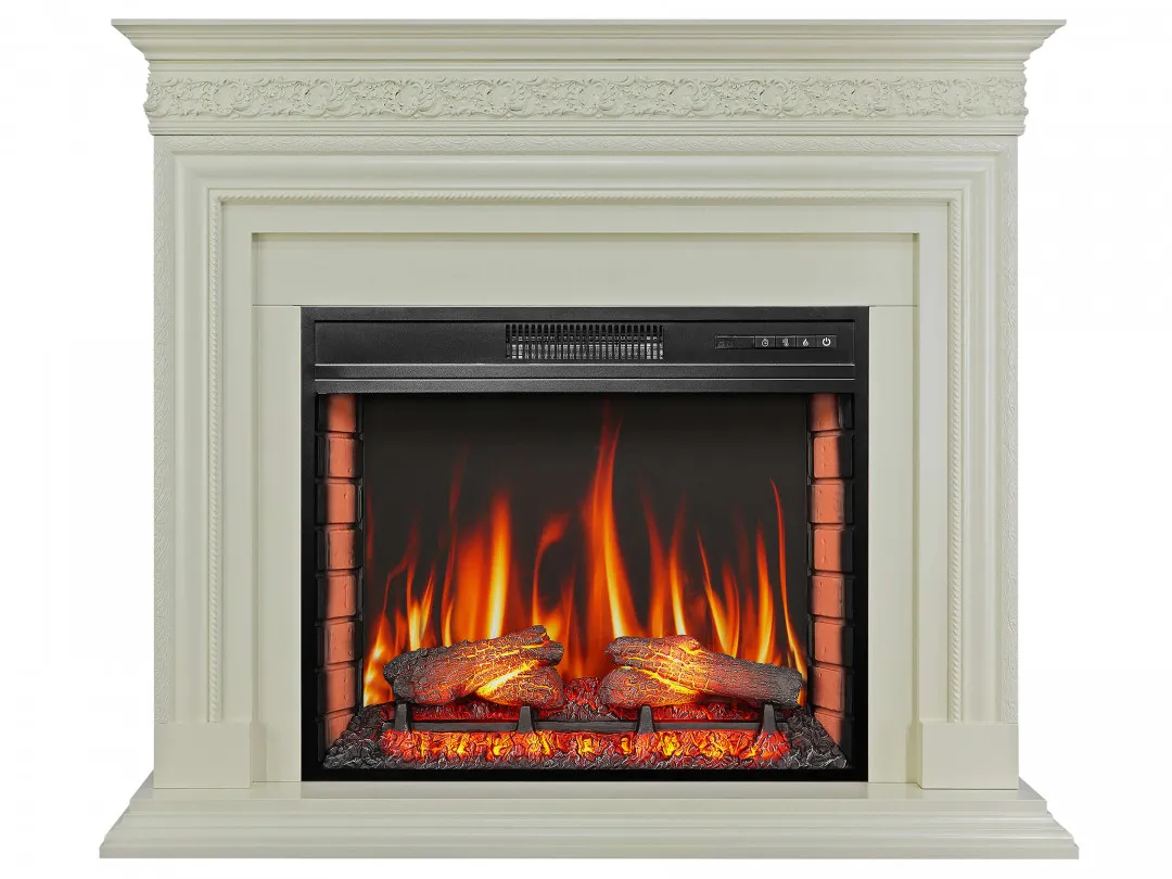 Камінокомплект ArtiFlame Pratella AF28S білий ваніль (101 х 117.1 см) зі звуком