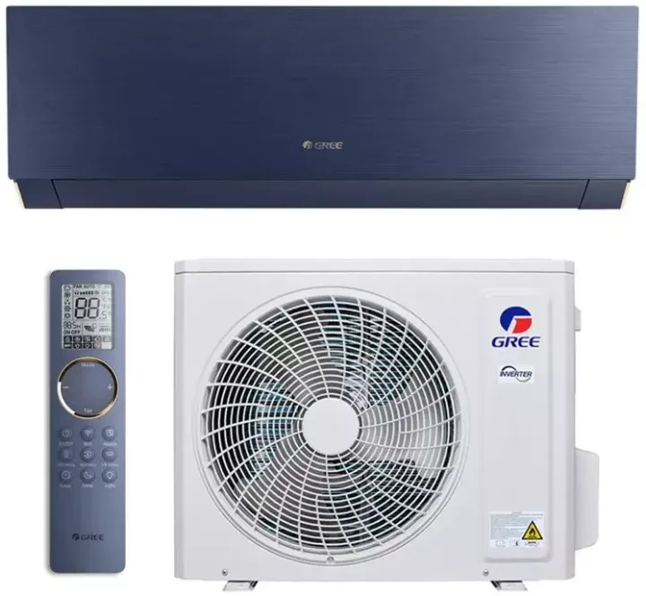 Кондиціонер до 70 м² GREE для дому з Wi-Fi Clivia Blue з енергоефективністю A++/A+++ GWH24AUDXF-K6DNA1A