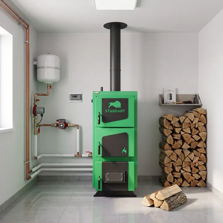Твердотопливный котел Zubr Standart 25 кВт