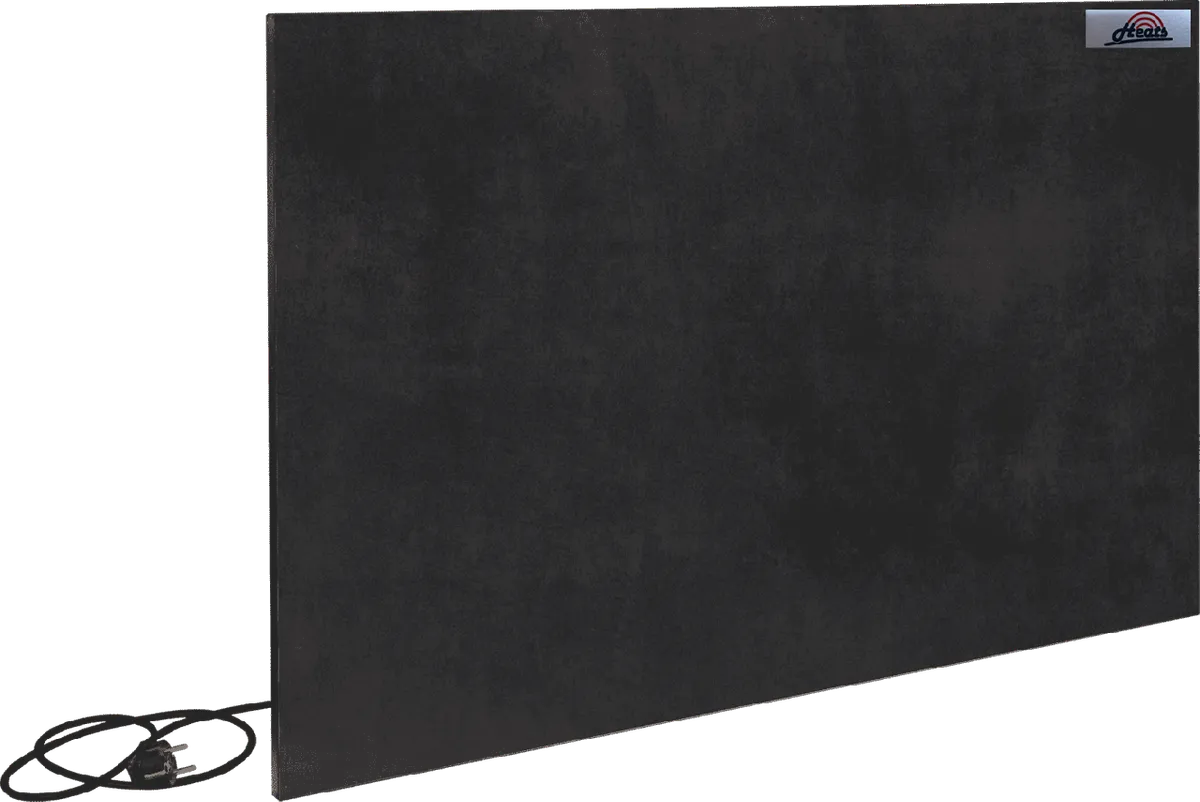 Керамика обогреватель до 15 м2 Heats Anthracite черный (60 х 90 см) 700 Вт