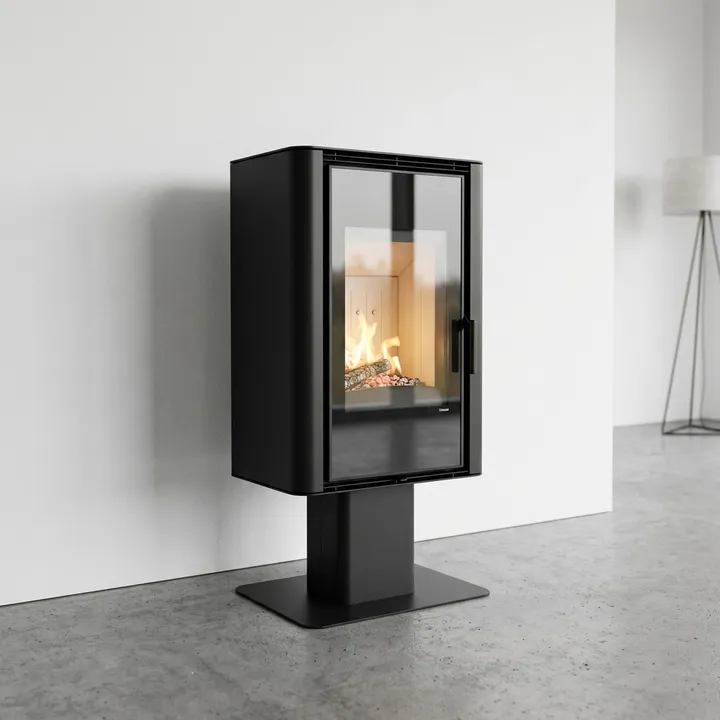 Сталева піч DEFRO Home SOLUM TOP Чорний, 9 кВт