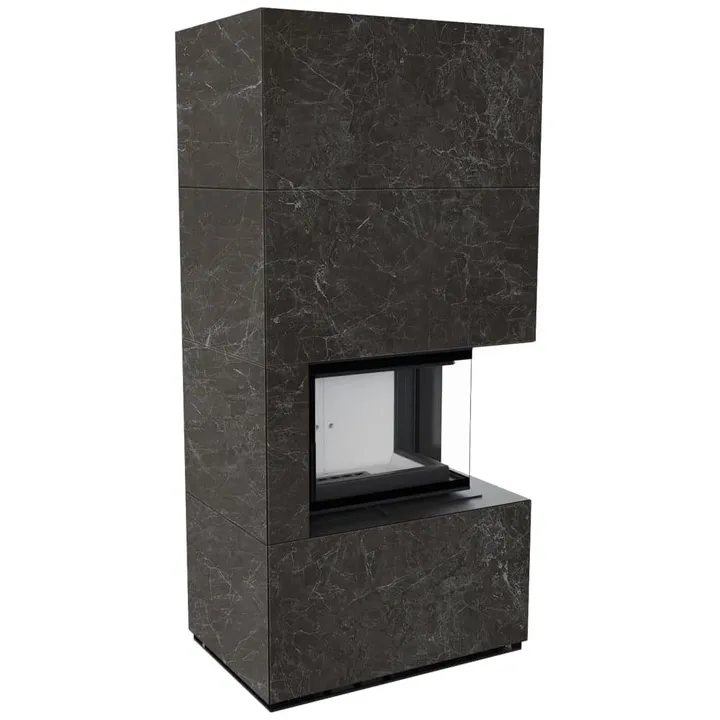 FLOKI BOX правый 8 kW Ø 160 в корпусе с керамогранита FOKOS TALCO