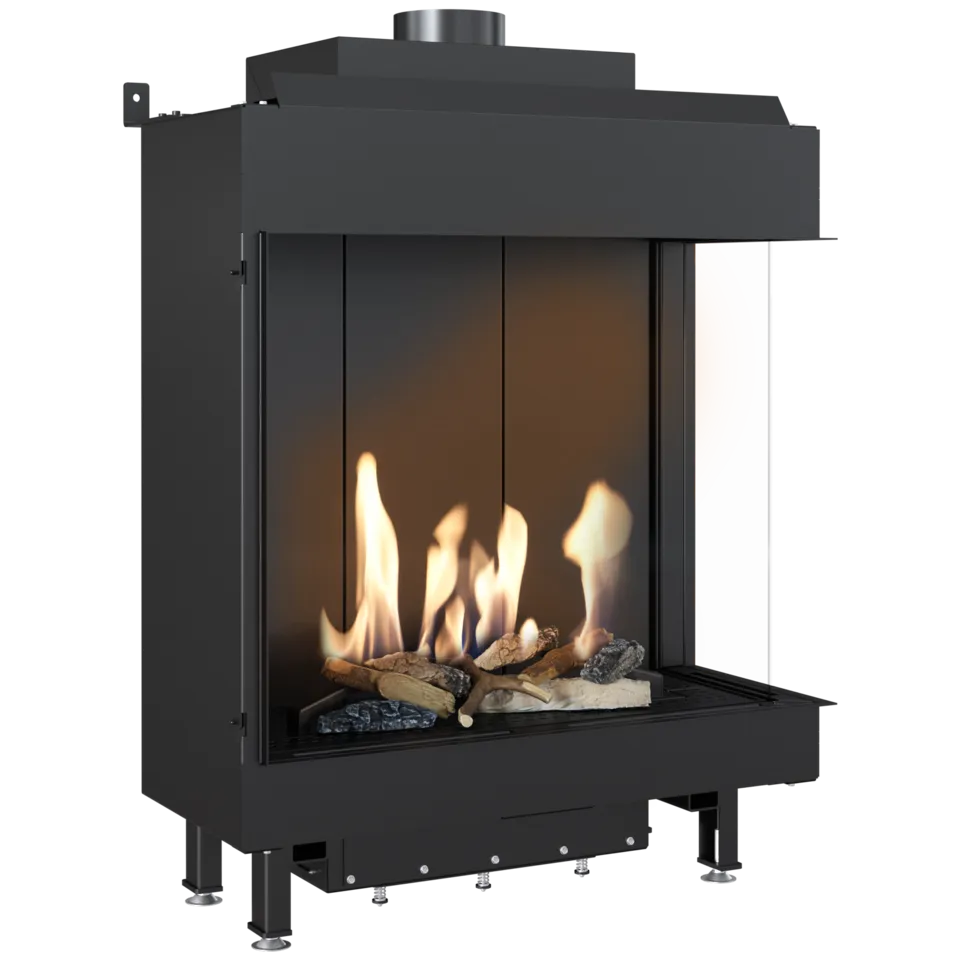 Каминная топка Kratki LEO 76 / 62 правая LPG