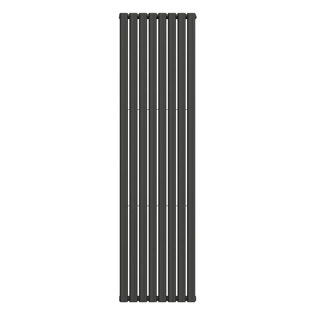 Вертикальний радіатор Ellipse Double 480х1800-8, anticor, чорний муар