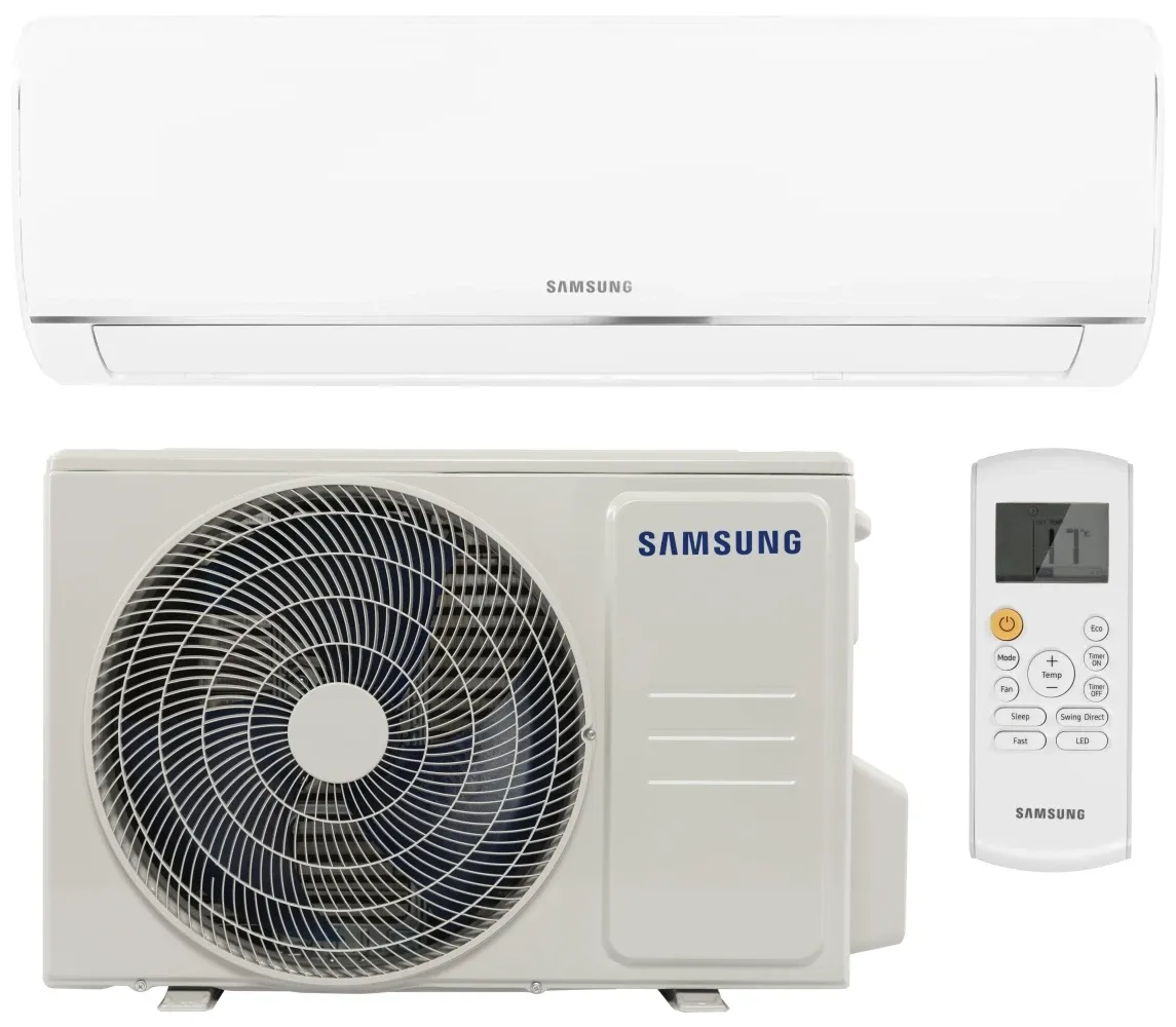 Кондиціонер Samsung до 35 м2 AR12TXHQASINUA підходить для обігріву до -22 °C